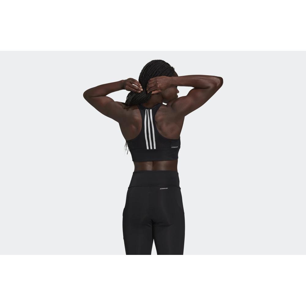 adidas Aeroready Designed To Move 3-Stripes Padded Sports Crop Top > GS8774