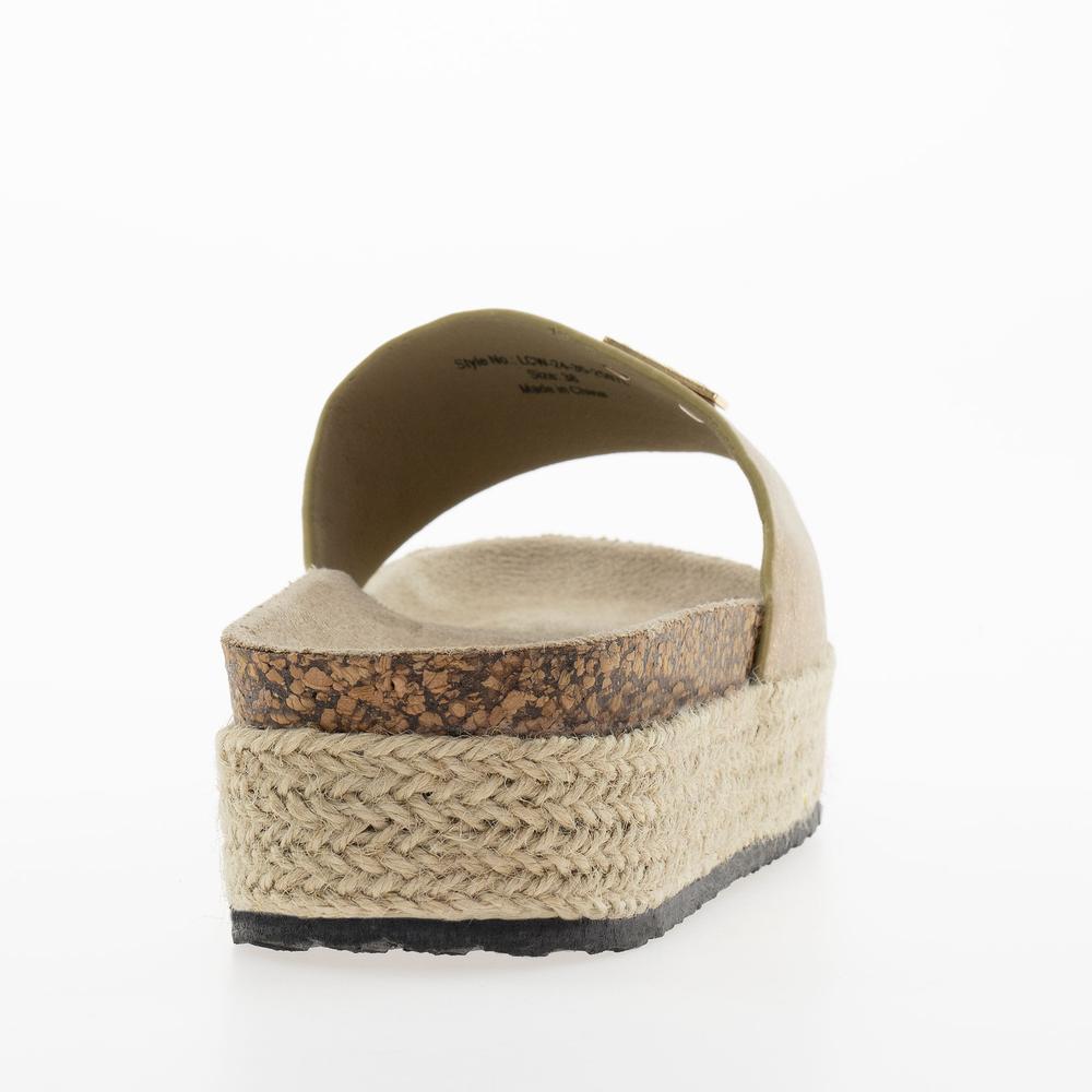 Klapki damskie Lee Cooper LCW-24-35-2507L - beżowe