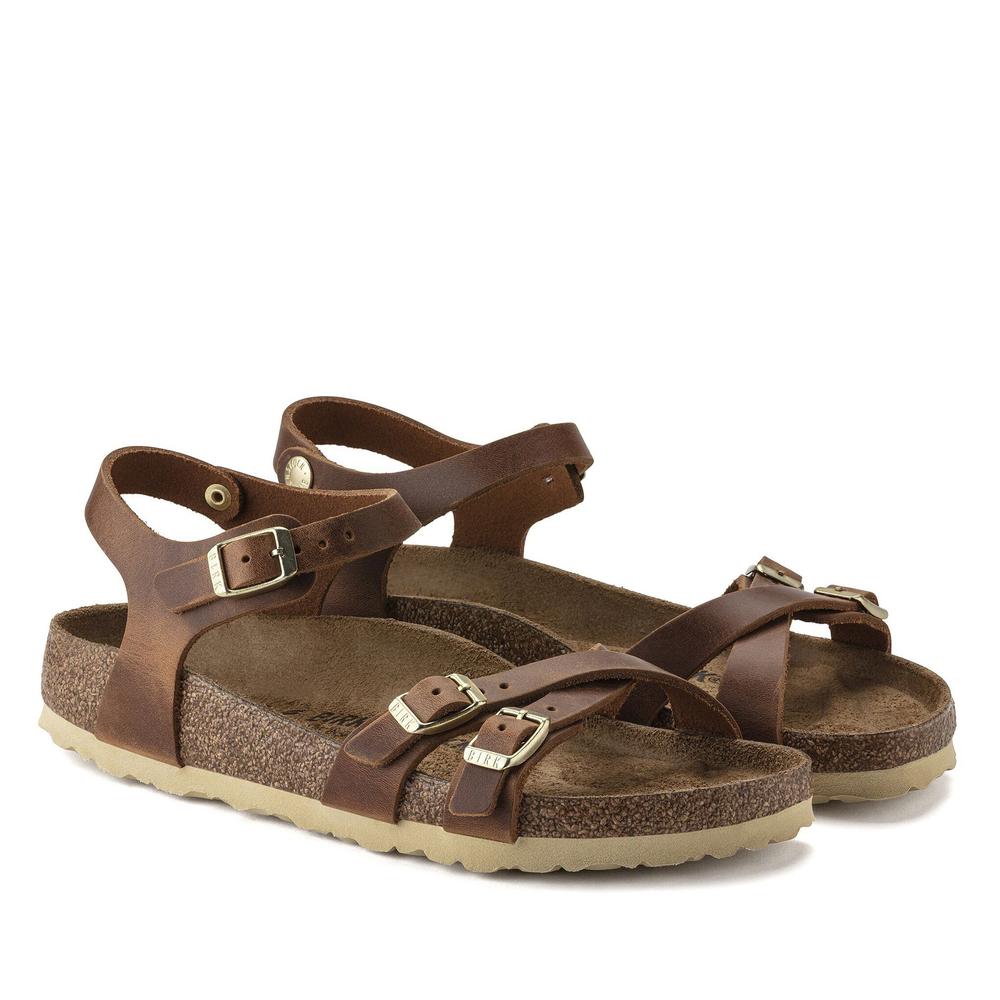 Sandały damskie Birkenstock Kumba 1021509 - brązowe