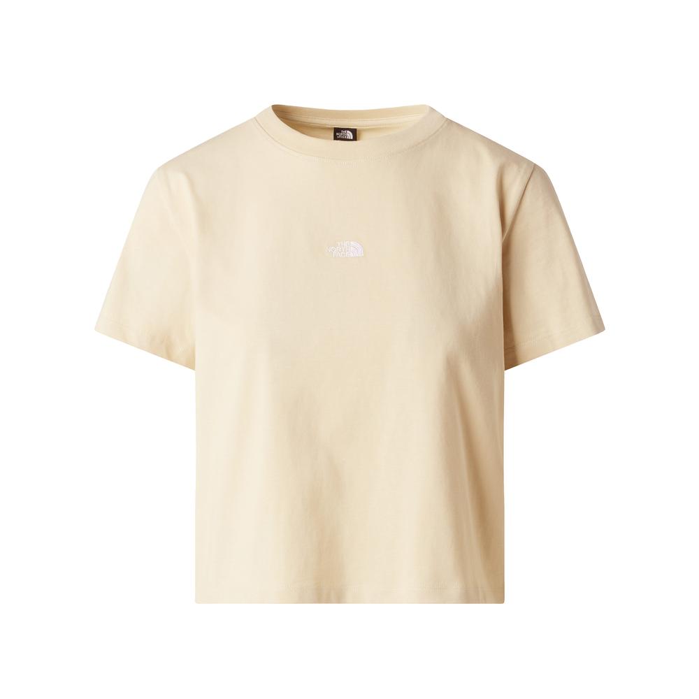 Koszulka damska The North Face Essentials Cutie 0A8GR1DOM1 - beżowa