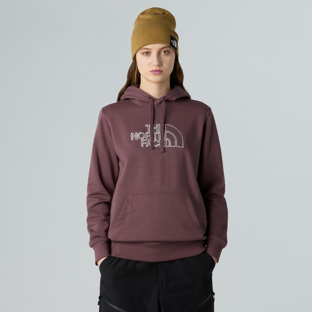 Bluza damska The North Face Drew Peak Light 0A8C1DFAI1 - brązowa