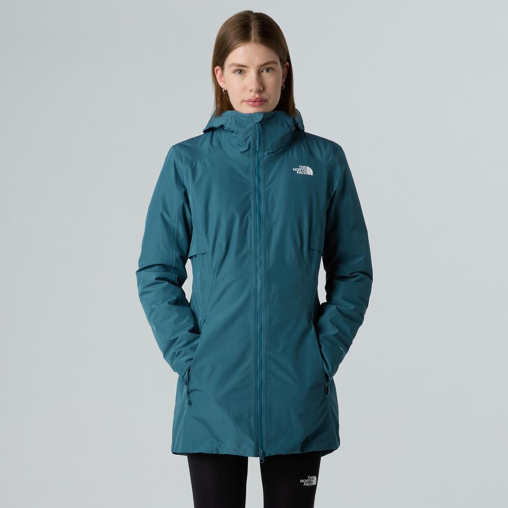Kurtka damska The North Face Hikesteller Inulated Parka 0A8DYWDI61 - niebieska