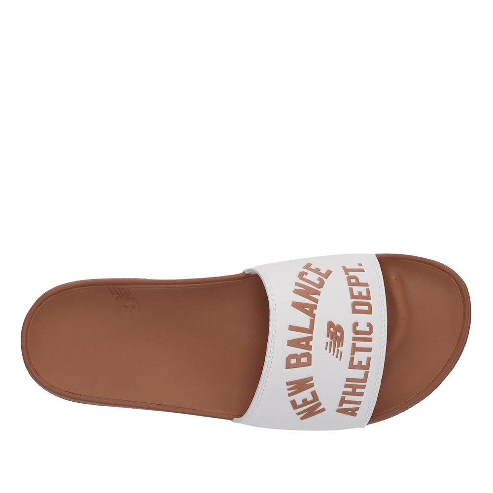 Klapki New Balance SMF200L3 - brązowe