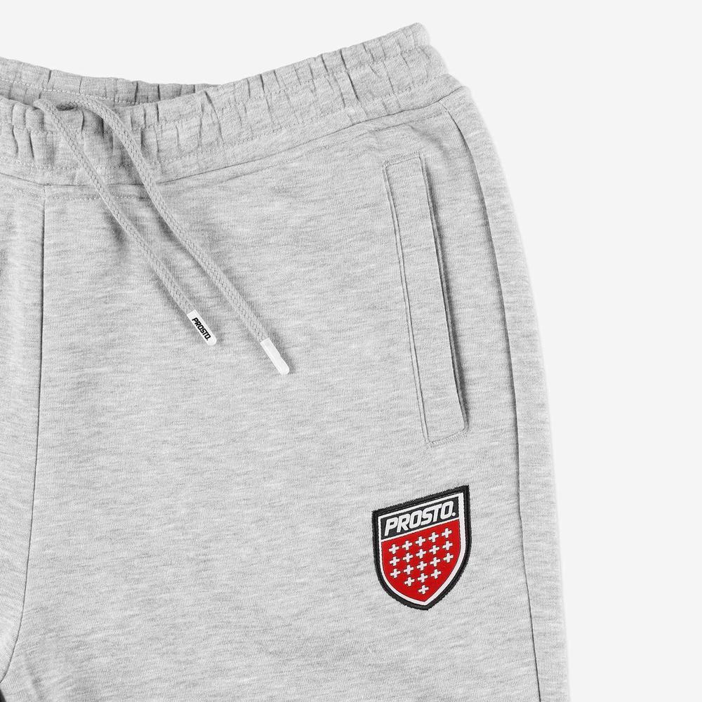 Spodnie dresowe Prosto Sweatpants King KL222MPAN1153 - szare