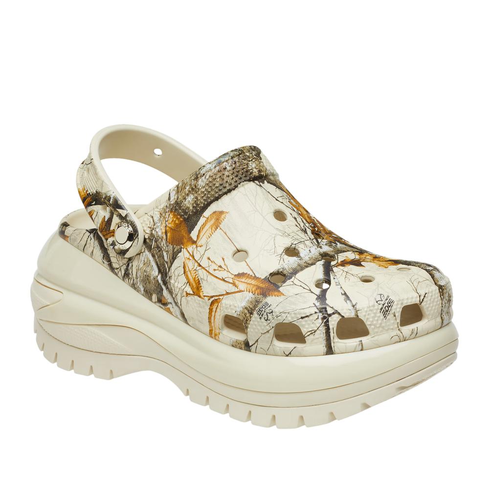 Klapki Crocs Realtree Edge Mega Crush Clog 208260-2Y2 - beżowe