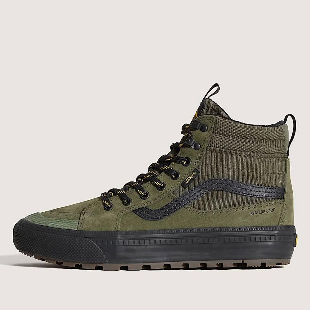 Buty męskie Vans SK8-Hi Waterproof VN000DAQ2031 - zielone