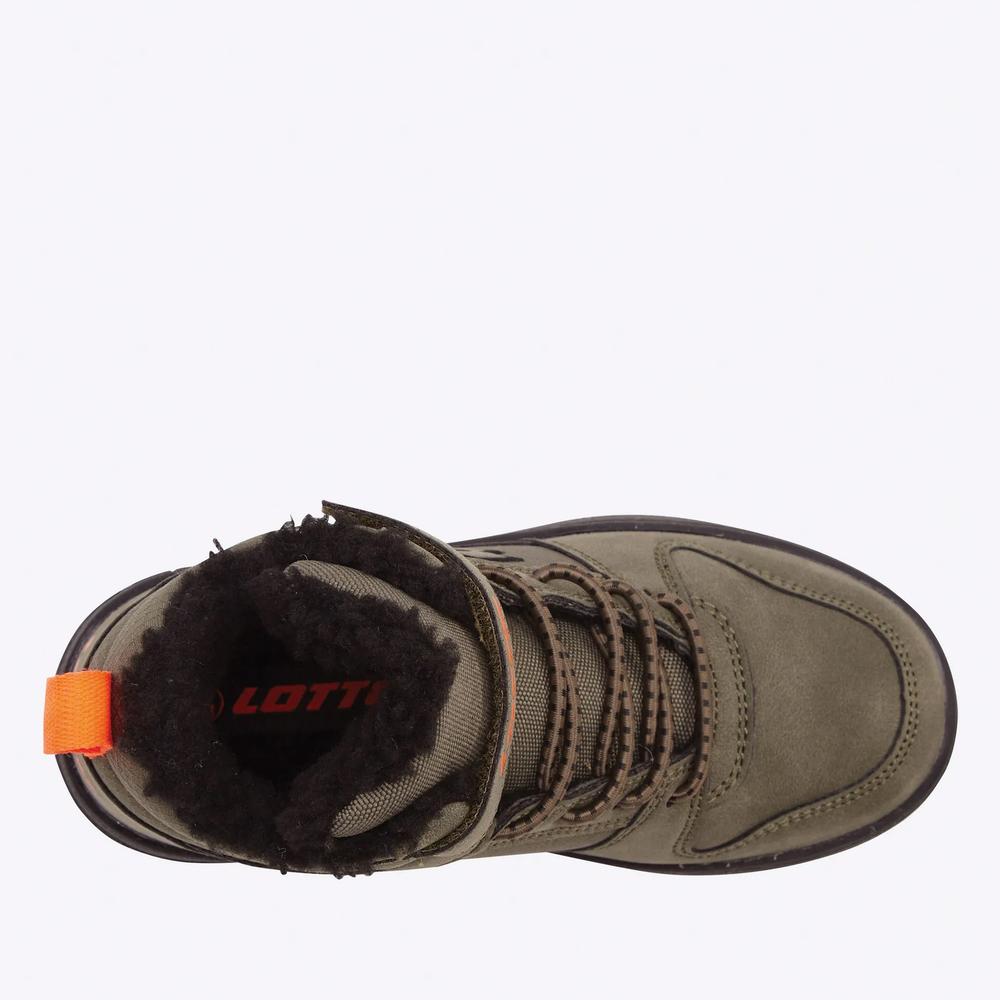 Buty dziecięce Lotto Prehna Fur 2600470K-6711 - zielone