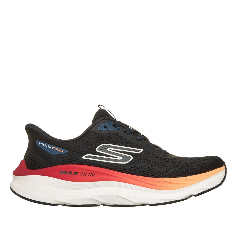 Buty męskie Skechers Slip-ins: Max Run 221000BKMT - czarne