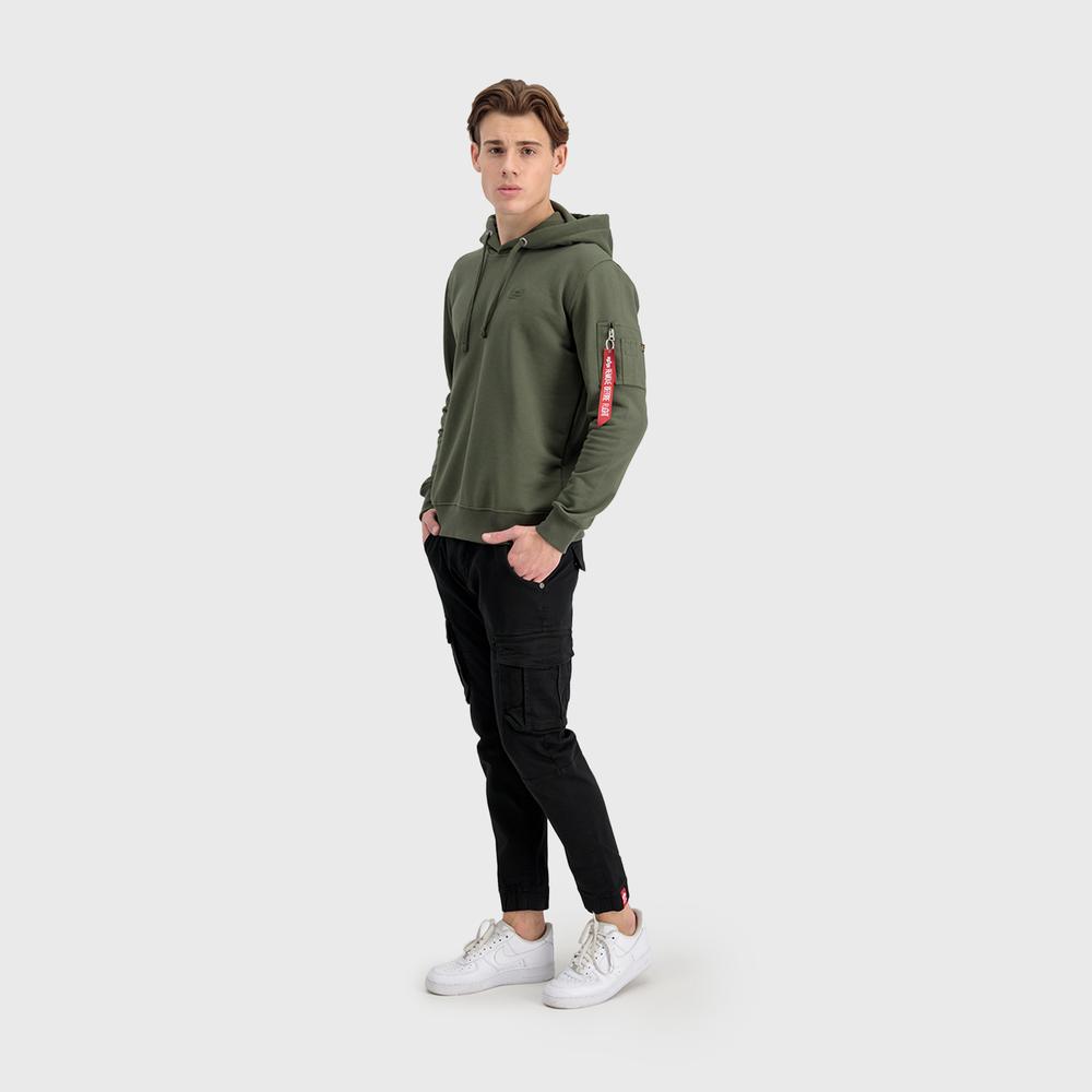 Bluza Alpha Industries Xfit Hoody 158321257 - zielona