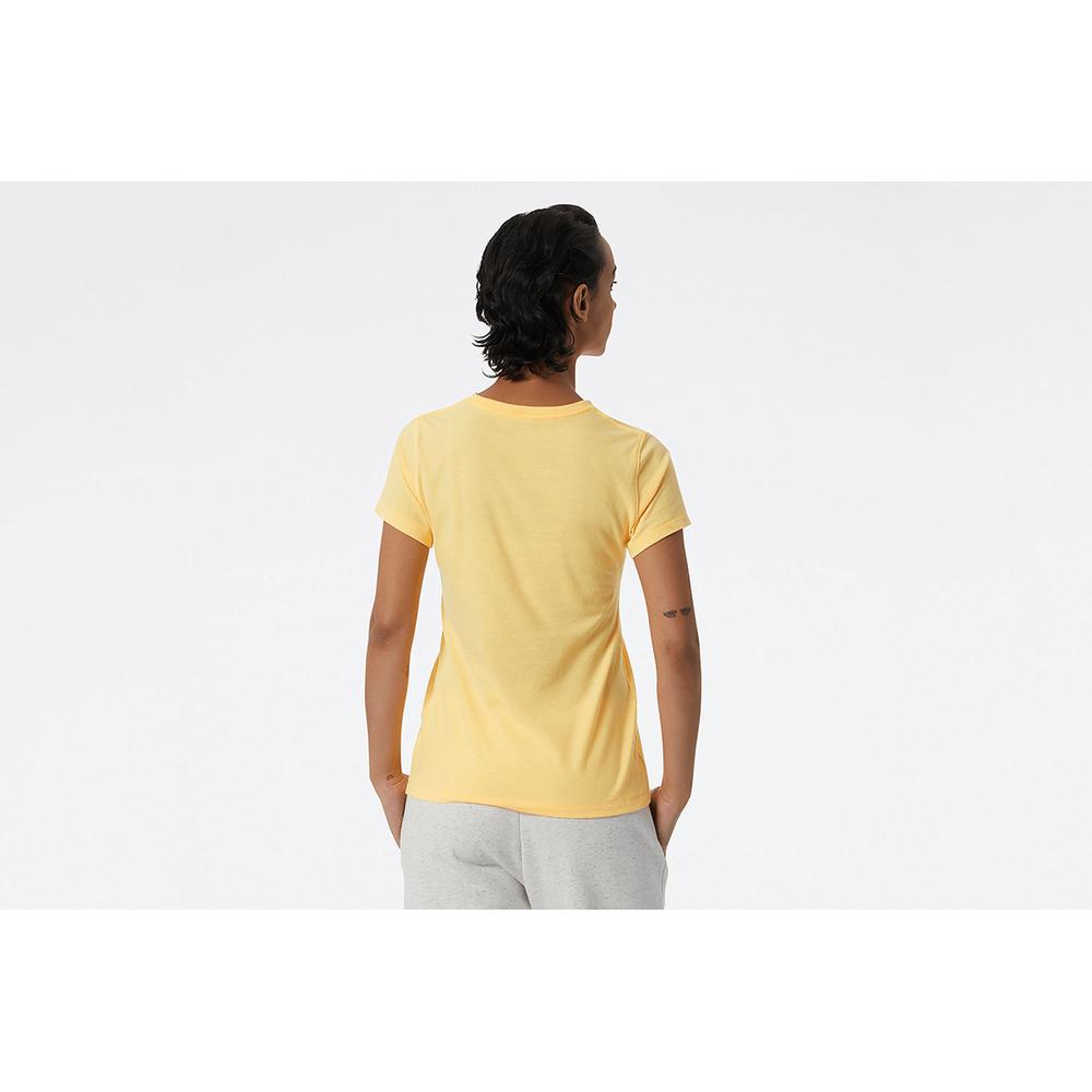 Koszulka New Balance WT03816VAC - żółta