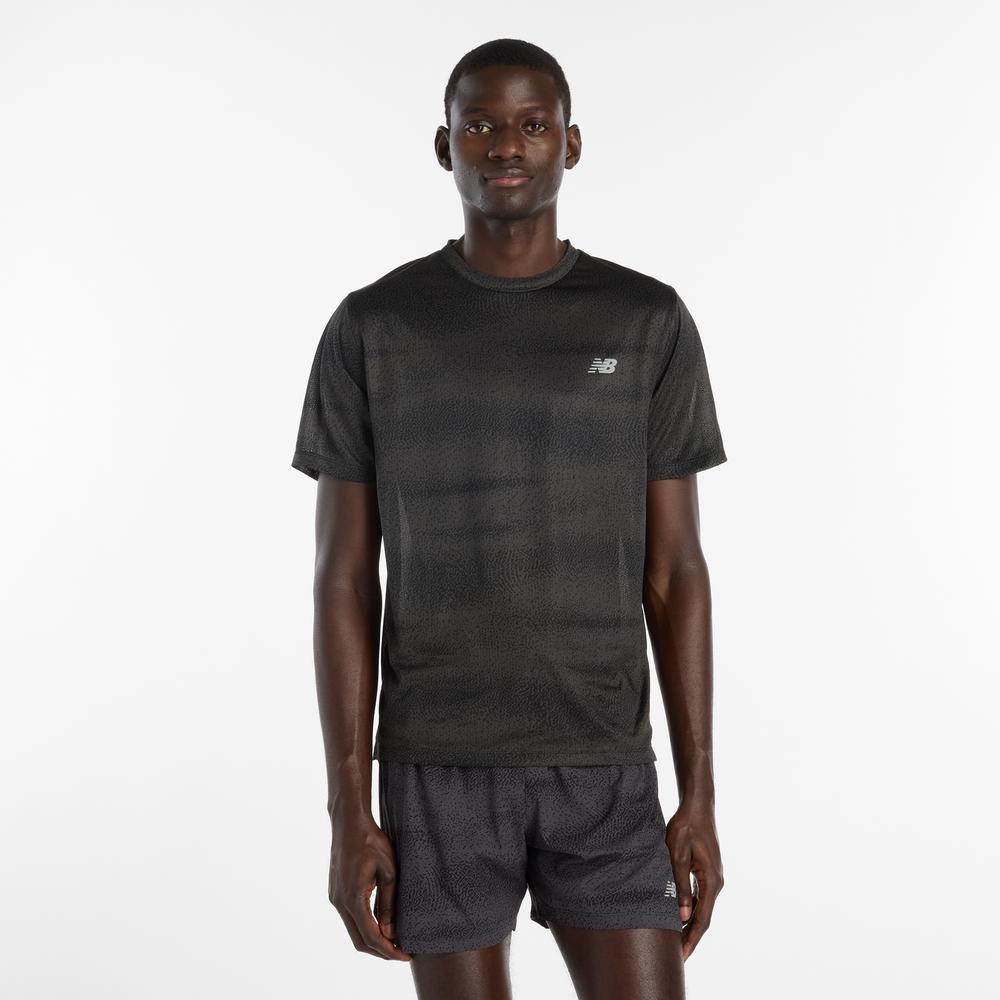 Koszulka męska New Balance MT61G4S7BGR - czarna