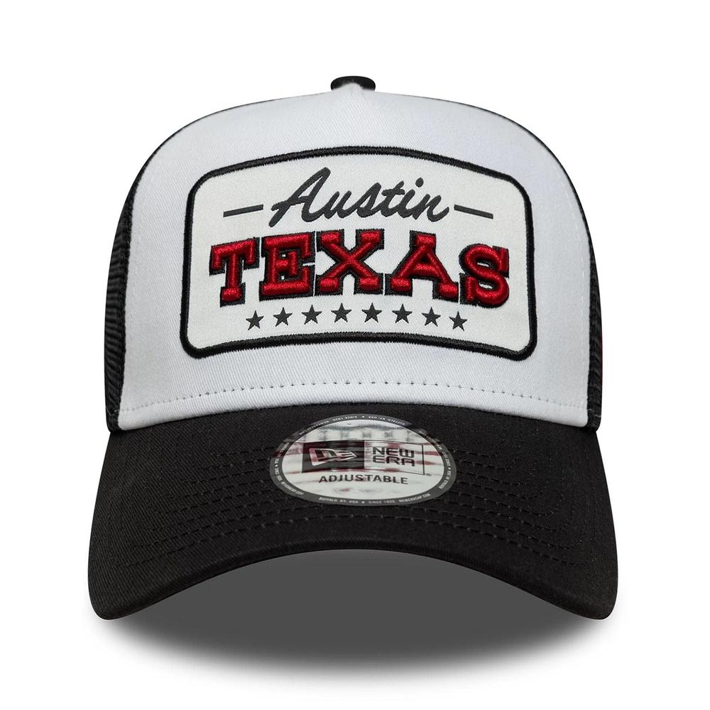 Czapka męska New Era Location Patch 9FORTY A-Frame Trucker 60771864 - czarna