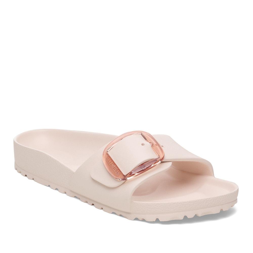 Klapki damskie Birkenstock Madrid Big Buckle 1029632 - różowe