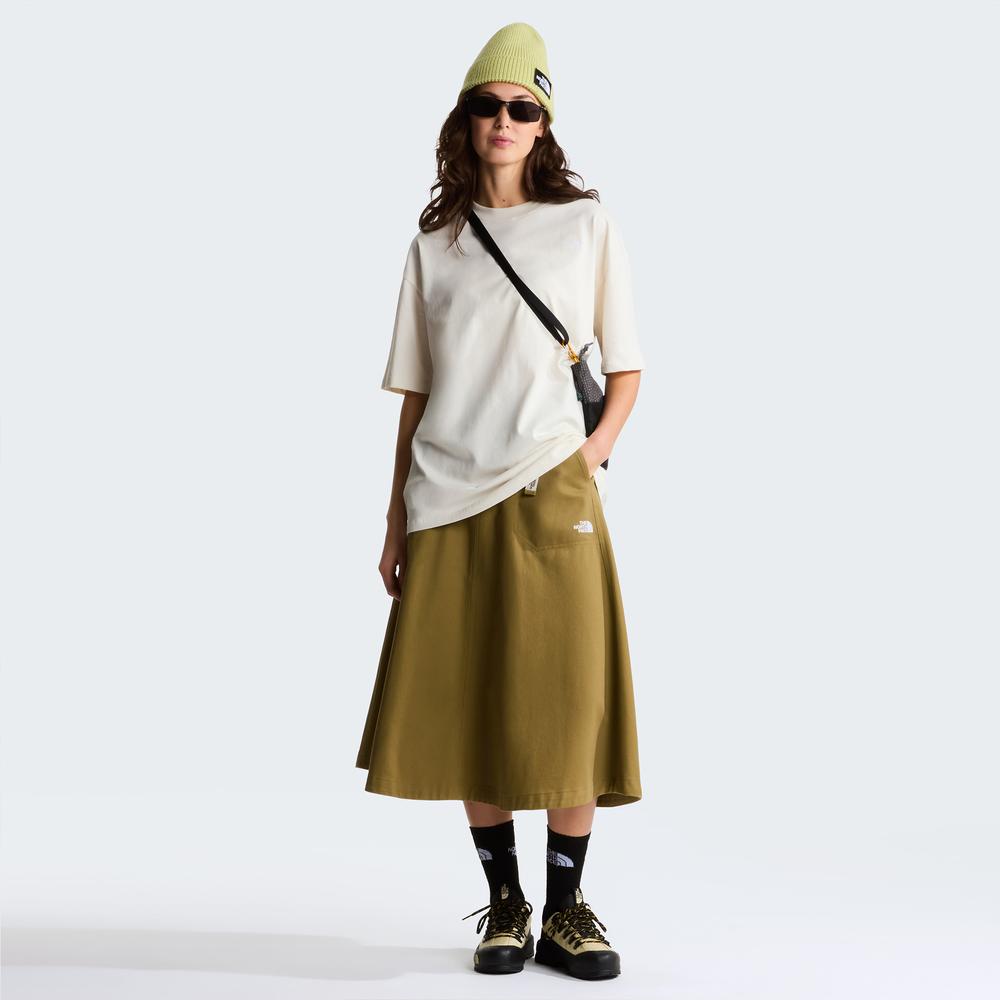 Koszulka damska The North Face Essential Simple Dome 0A8EVXQLI1 - biała