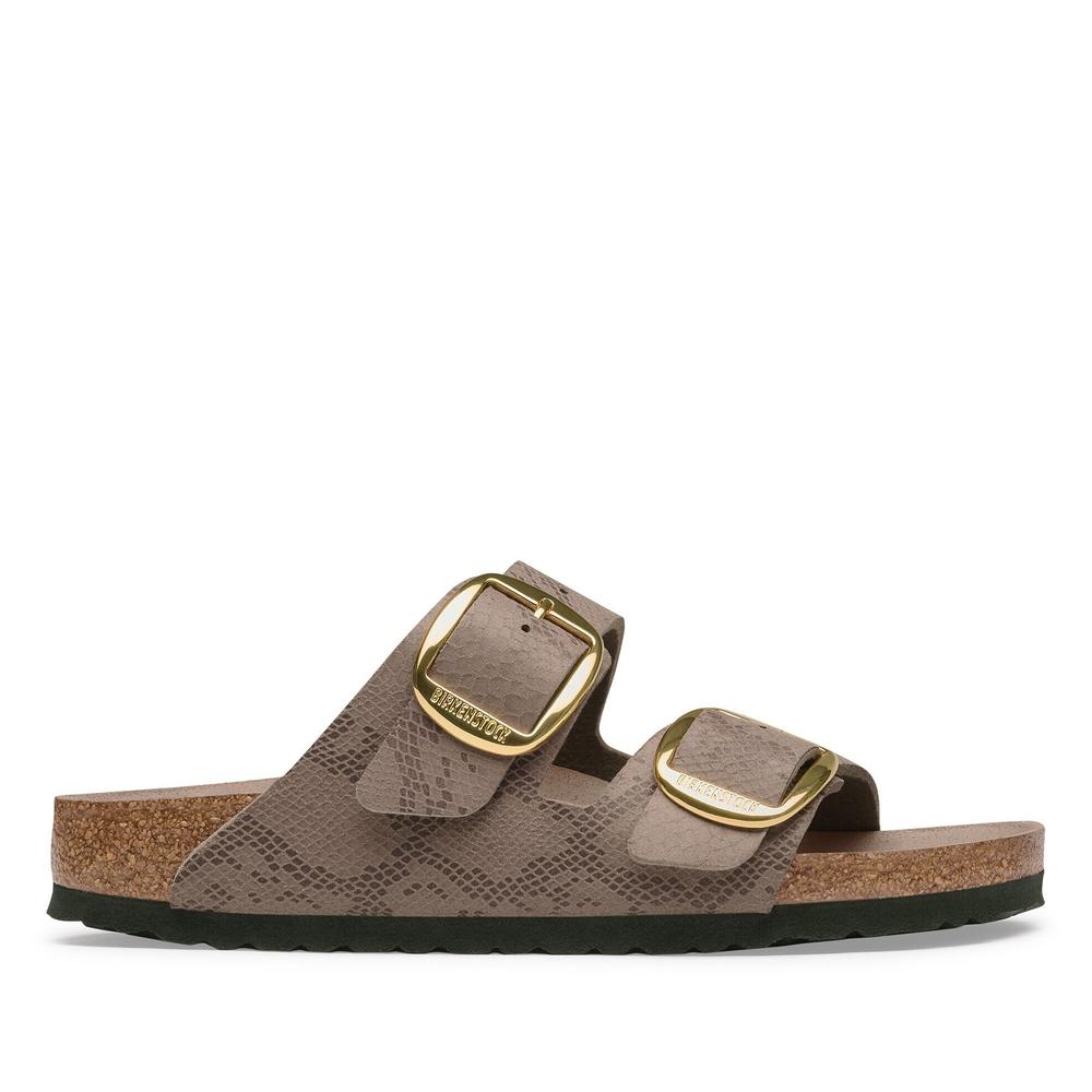 Klapki damskie Birkenstock Arizona Big Buckle 1032891 - brązowe