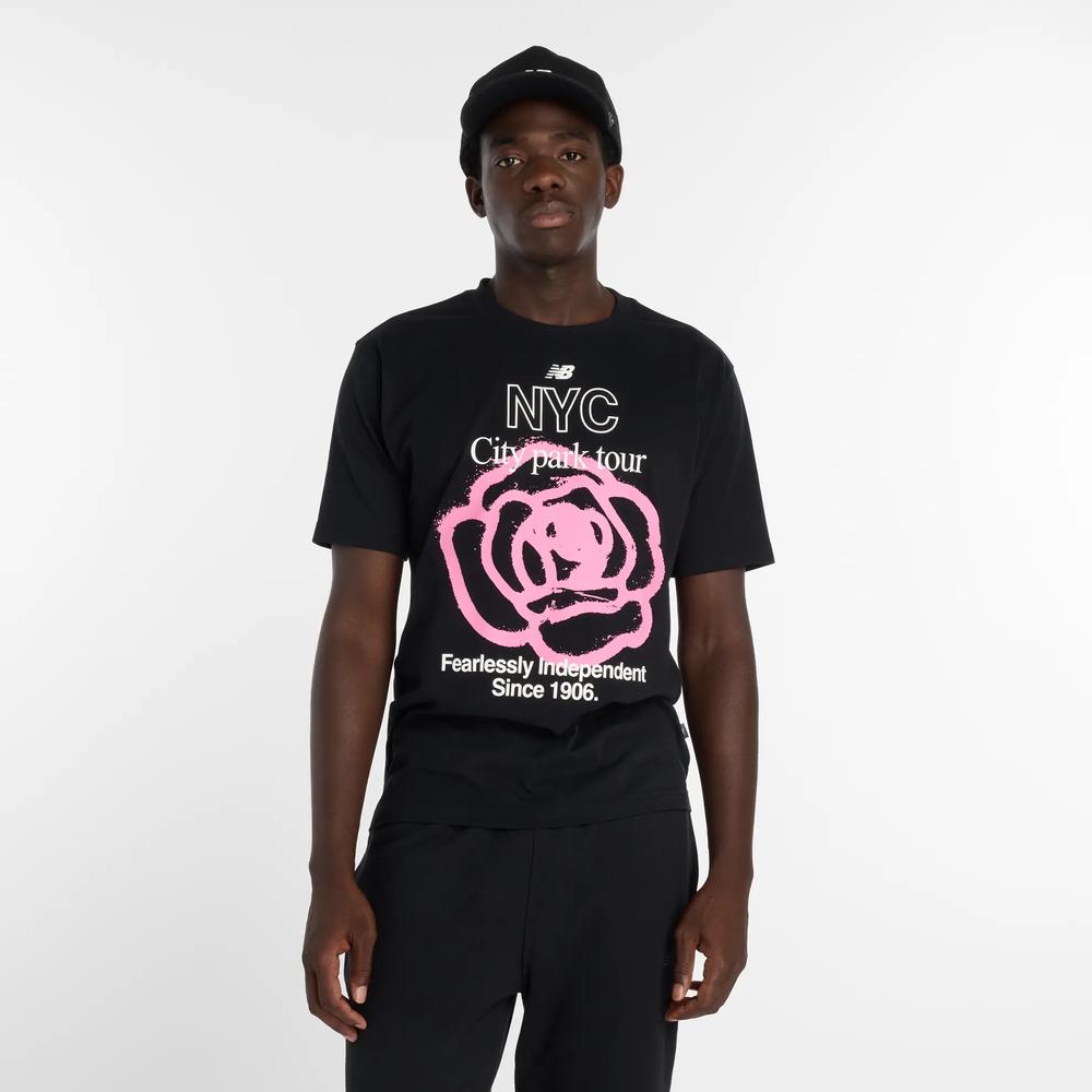 Koszulka męska New Balance MT61018IBK - czarna