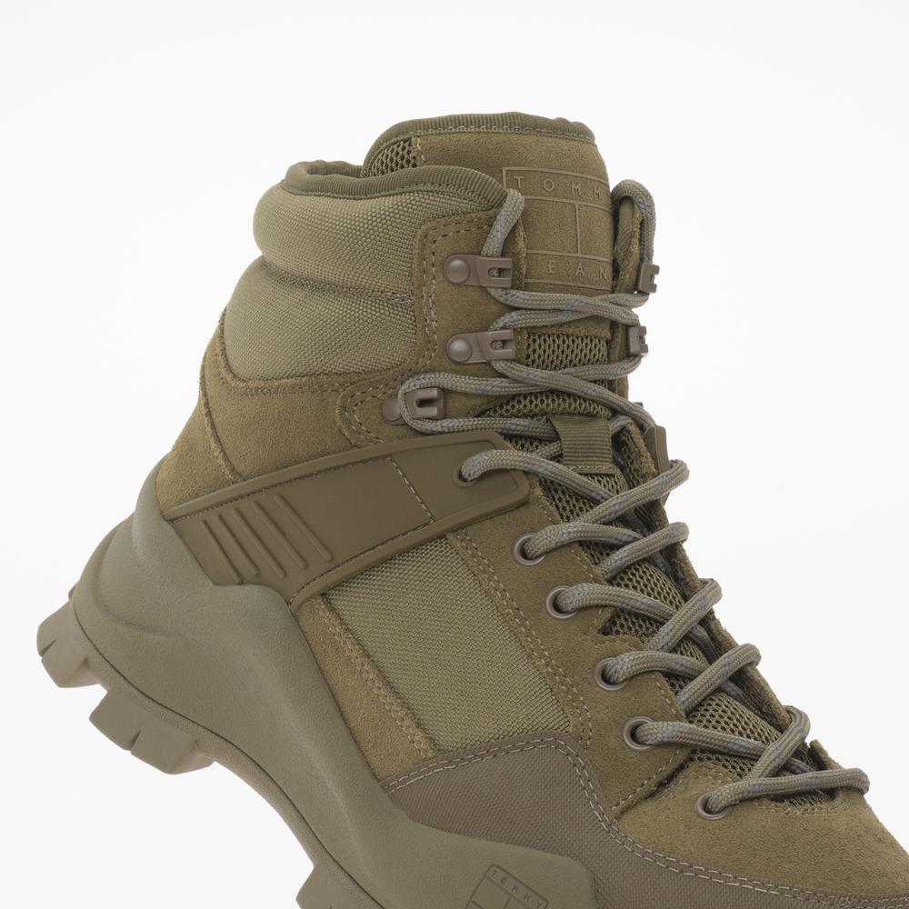 Buty Tommy Jeans Urban Hibryd Boot EM0EM01489-RBT - brązowe