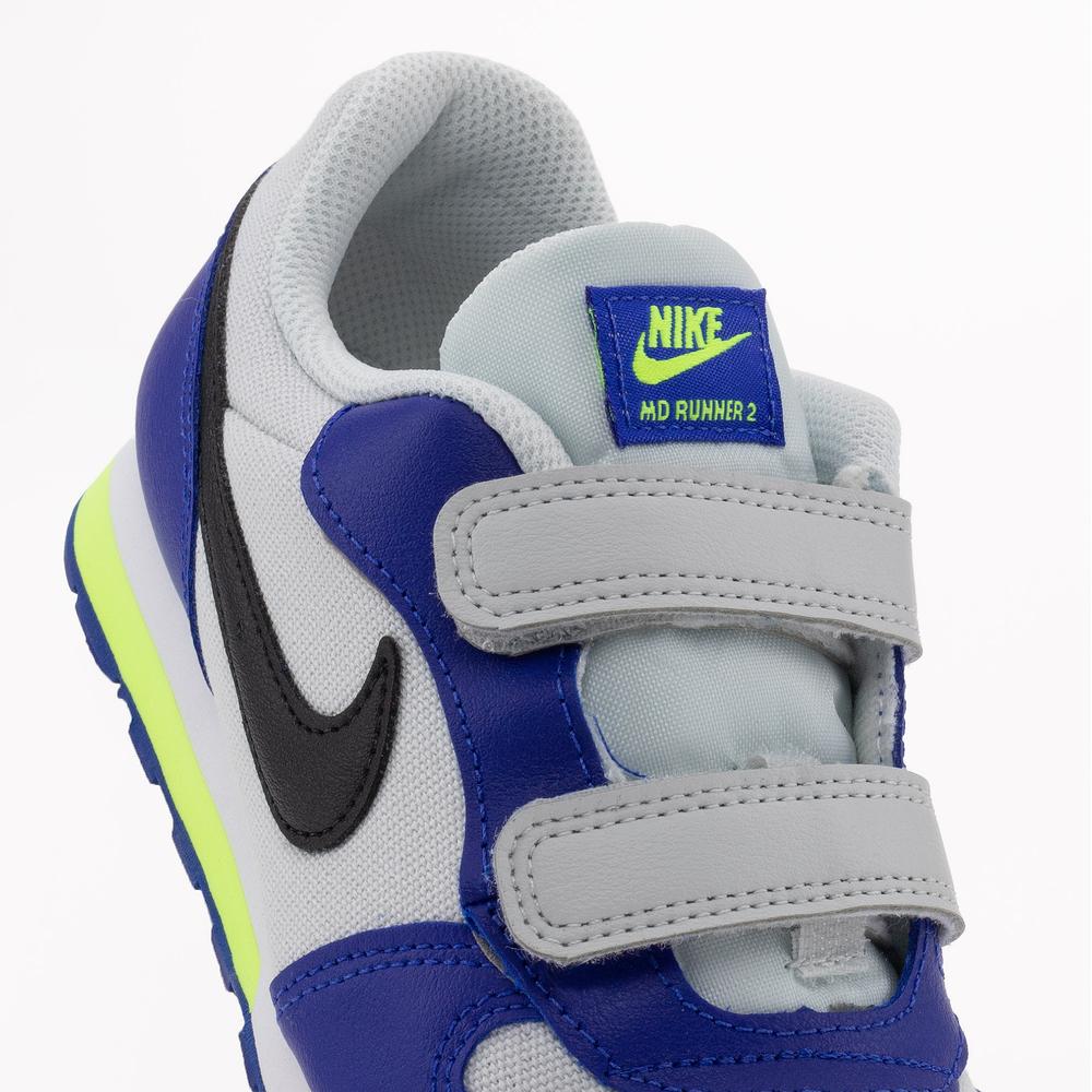 Buty Nike Md Runner 2 807317-021 - biało-niebieskie