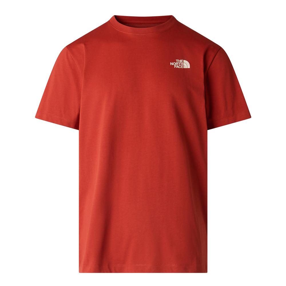 Koszulka męska The North Face Vertical 0A8GV1G6I1 - czerwona