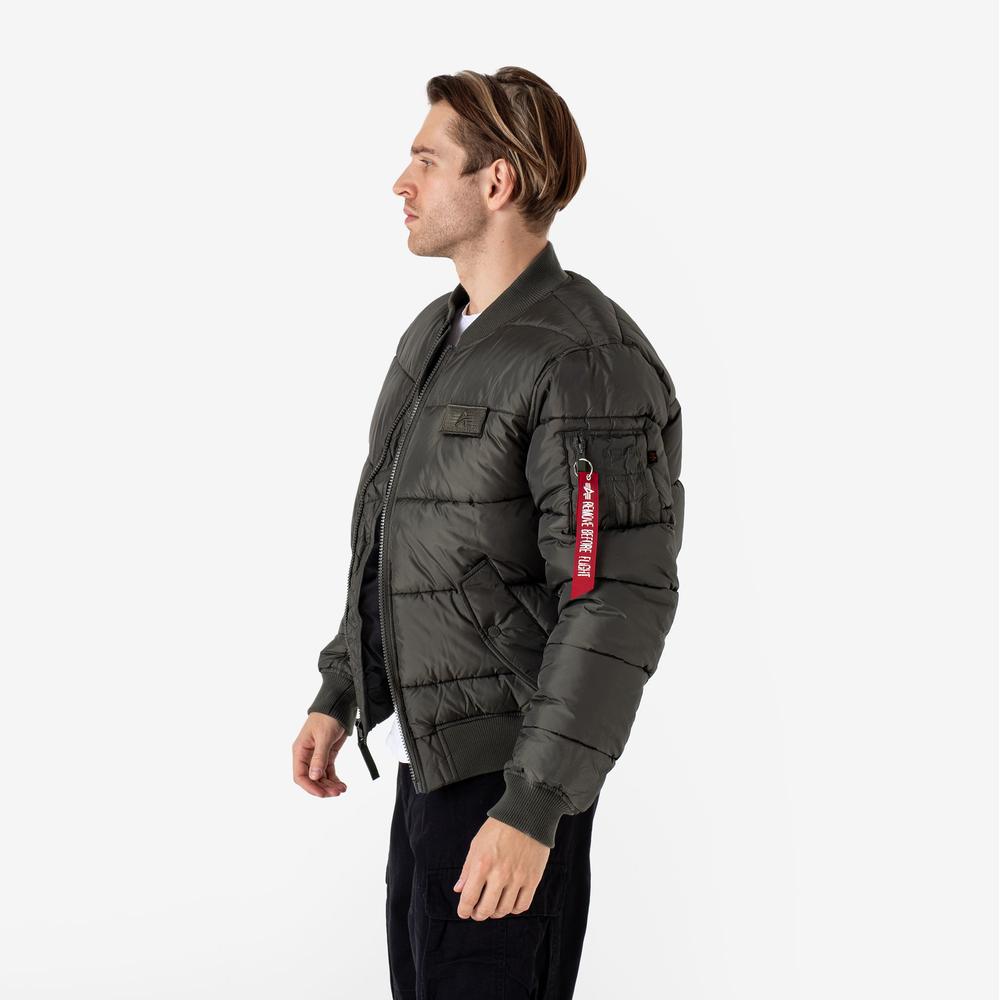 Kurtka Alpha Industries MA-1 Puffer Bomber 138116142 - zielona