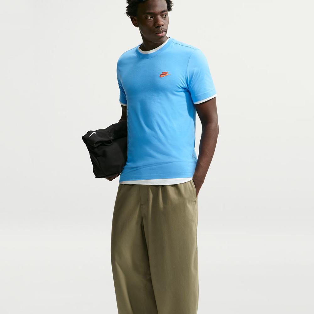 Koszulka męska Nike Sportswear Club AR4997-497 - niebieska