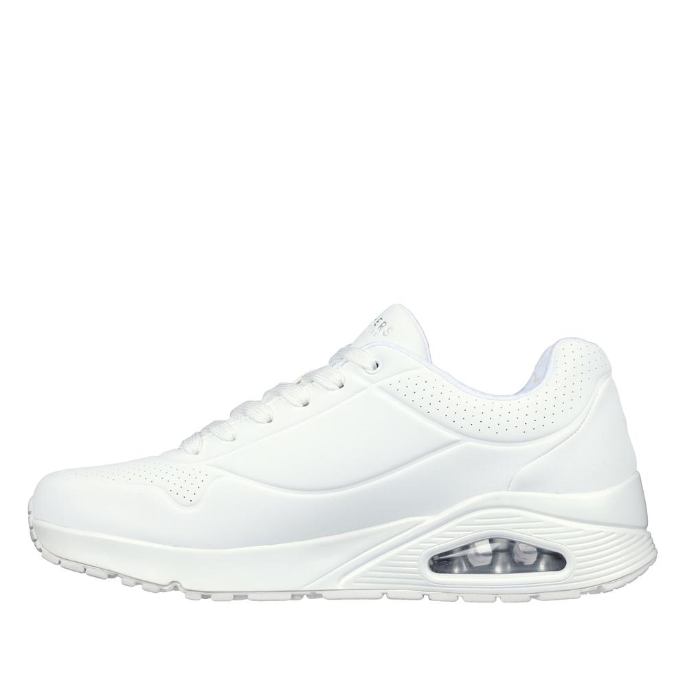 Buty damskie Skechers Uno Stand on Air 52458W - białe
