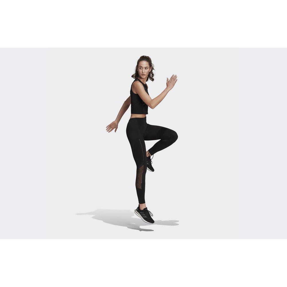 Koszulka adidas Run Fast Aeroknit Running Crop Top H57772 - czarna