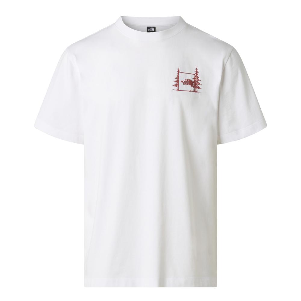 Koszulka męska The North Face Camping 0A8GQMFN41 - biała