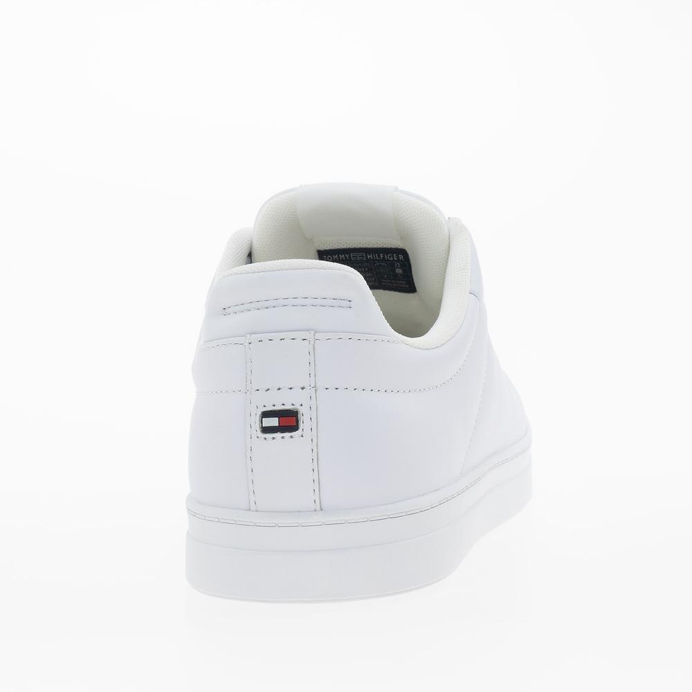 Buty Tommy Hilfiger Icon Court Leather FM0FM05317-YBS - białe