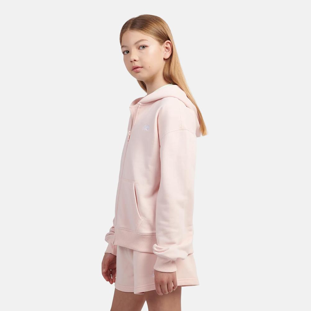 Bluza dziecięca New Balance LAKG0057PIE - różowa
