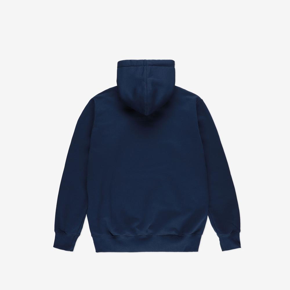 Bluza Prosto Klasyk Hoodie Shue KL222MSWE2092 - szaro-granatowa