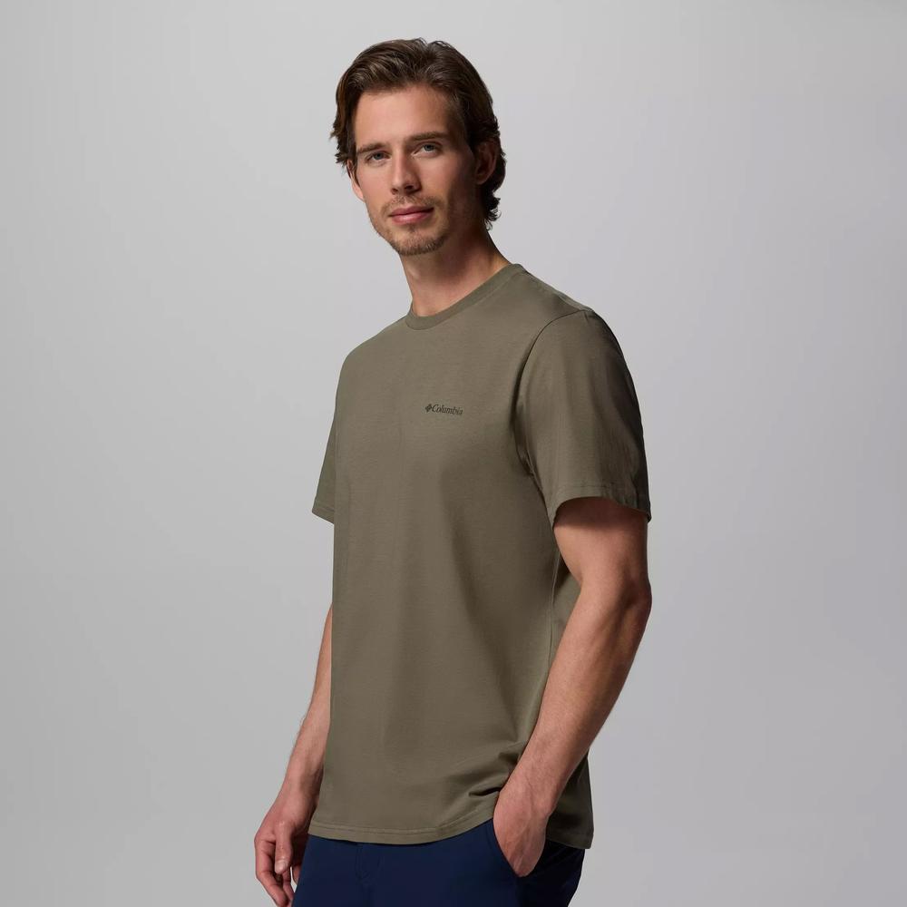 Koszulka męska Columbia CSC Basic 2154991397 - zielona