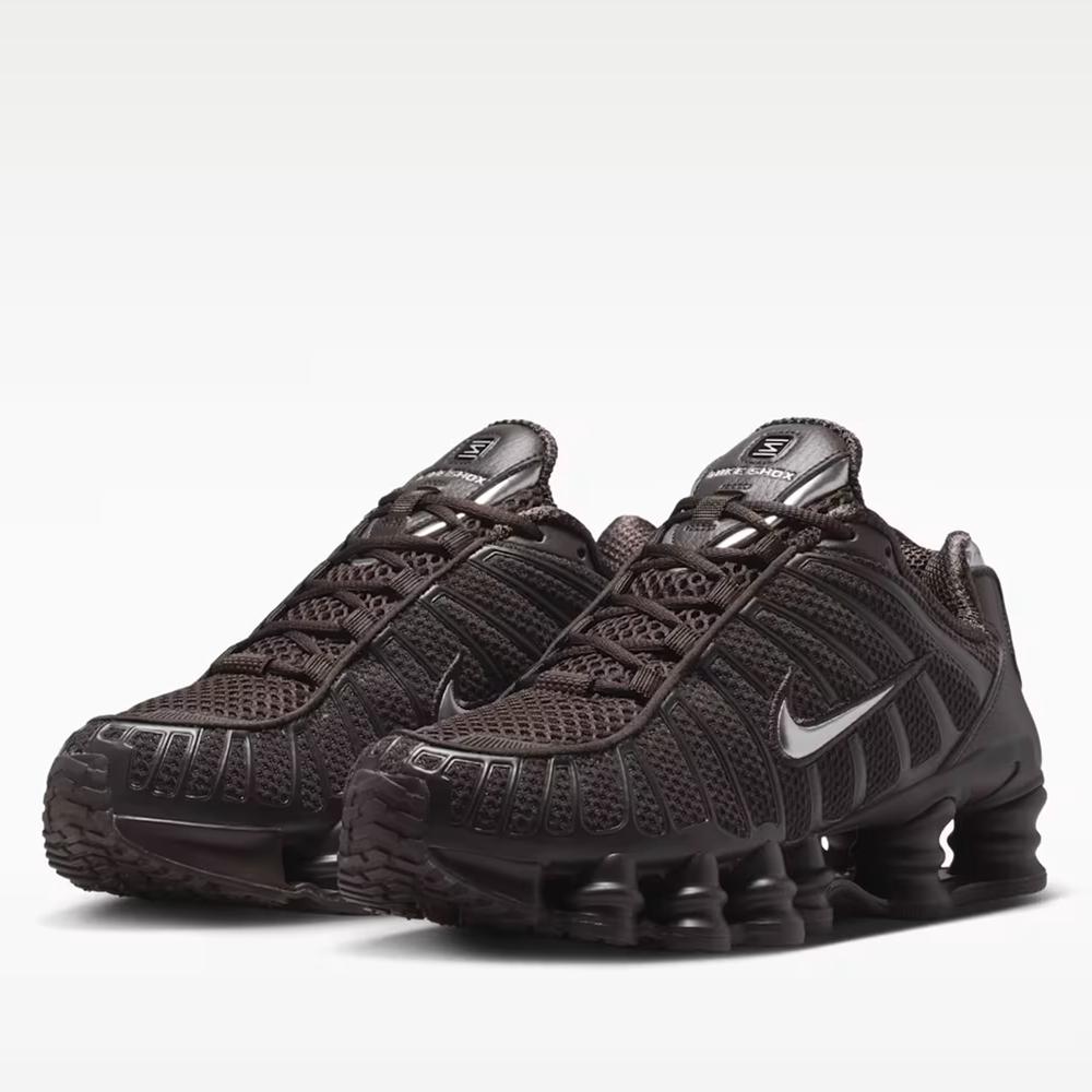 Buty damskie Nike Shox TL IH2559-201 - brązowe