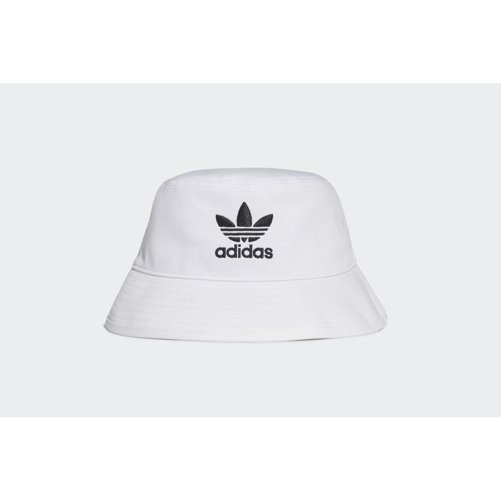 Czapka adidas Originals Adicolor Trefoil Bucket Hat FQ4641 - biała