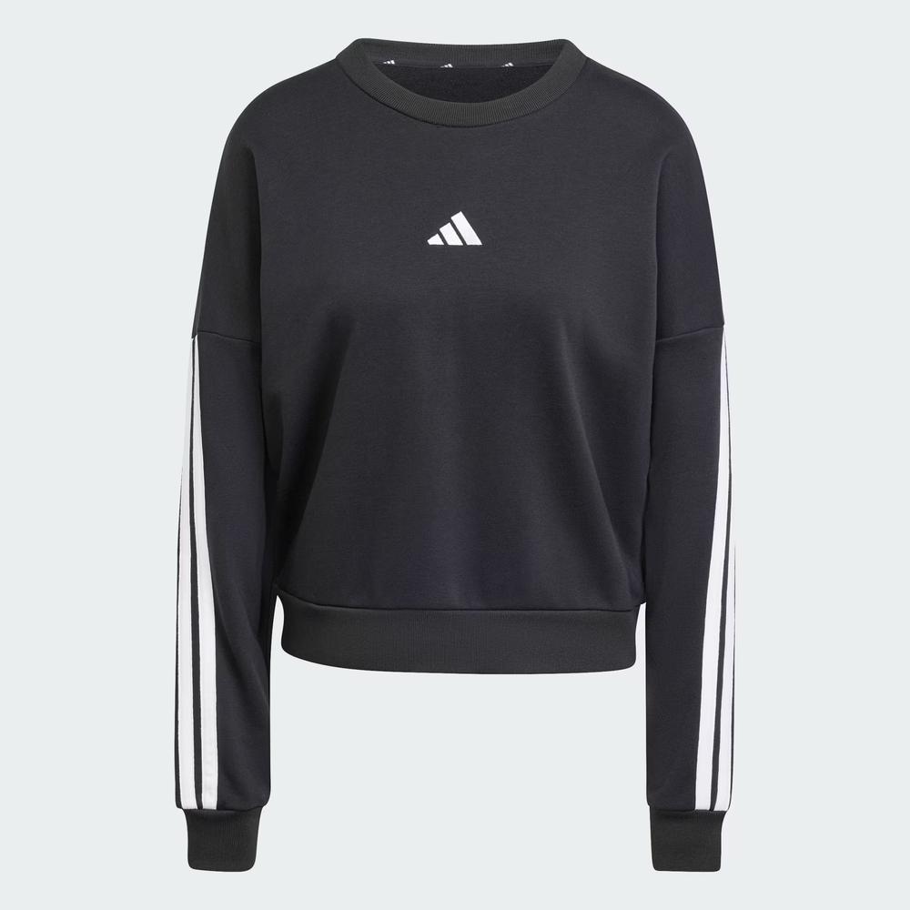 Bluza damska adidas Sportswear Essentials 3-Stripes French Terry JE0016 - czarna
