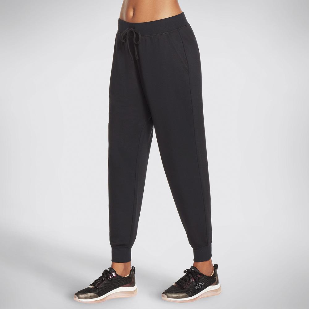 Spodnie Skechers Skechluxe Restful Jogger W03PT49BLK - czarne