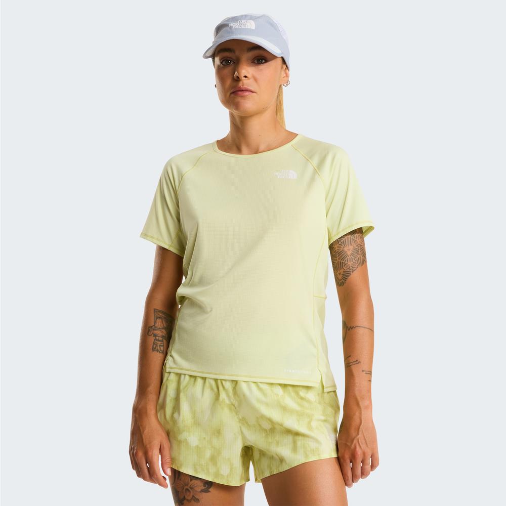 Koszulka damska The North Face Sunriser 0A8BBXG6O1 - żółta