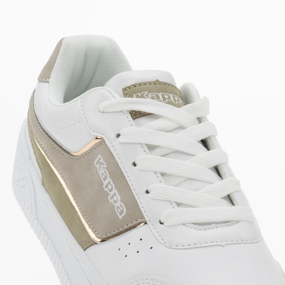 Buty Kappa Aldina 243237-1043 - biało-brązowe