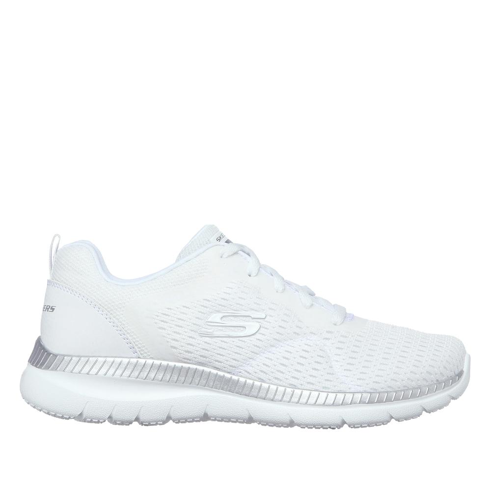 Buty damskie Skechers Bountiful Quick Path 12607WSL - białe