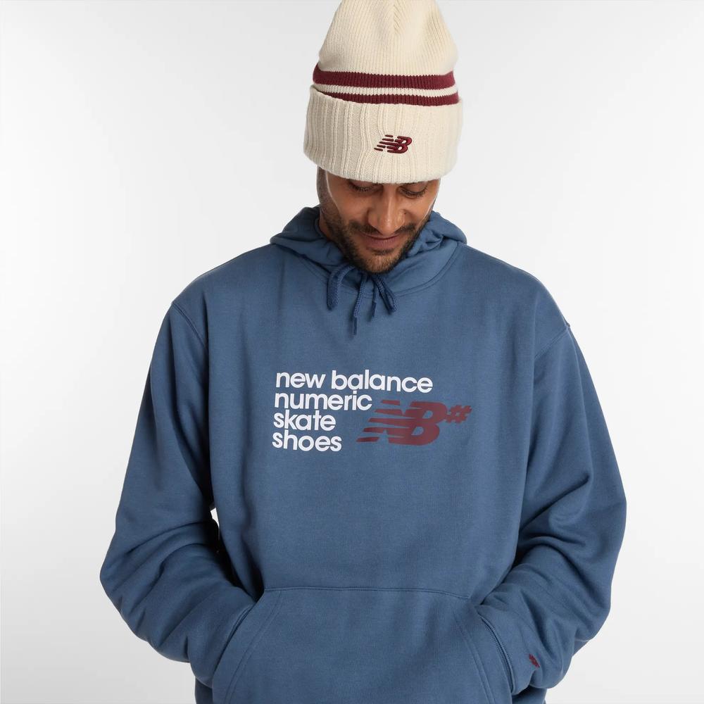 Bluza męska New Balance MT51954VTI - niebieska