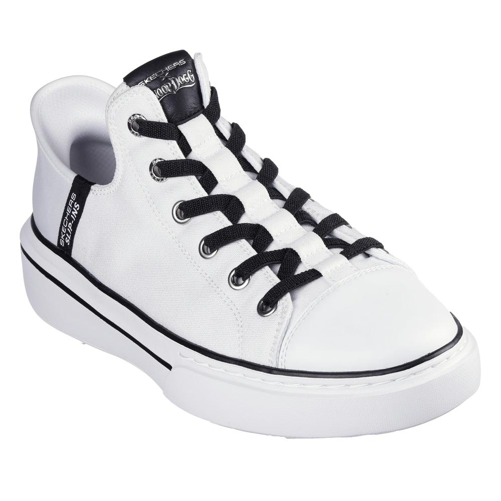 Buty męskie Skechers Premium Leather Skechers Slip-ins Snoop One OG 251026WBK - białe