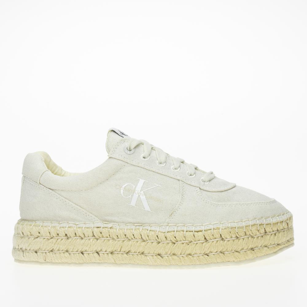 Buty Calvin Klein Espadrille Sneakers CS BTW YW0YW01437-0F9 - beżowe