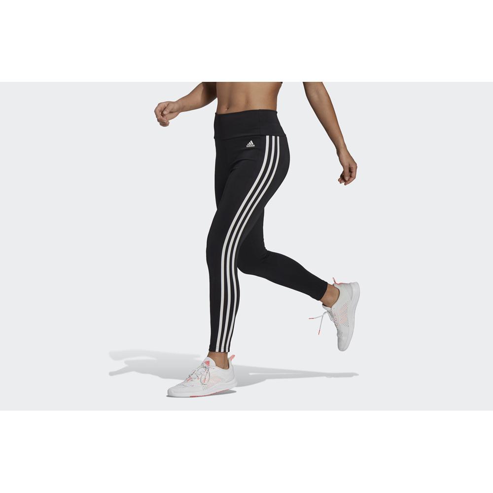 adidas Designed To Move High-Rise 3-Stripes 7/8 Sport Tights > GL4040