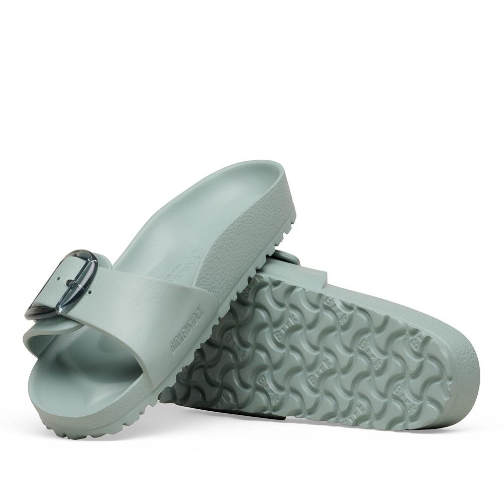 Klapki damskie Birkenstock Madrid Big Buckle 1031422 - zielone