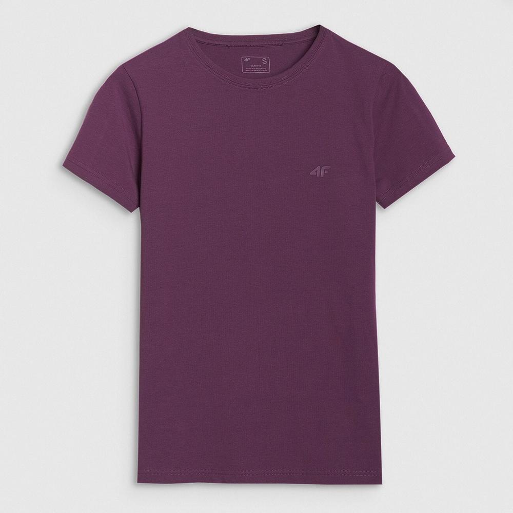 Koszulka damska 4F WSS25TTSHF235150S - fioletowa
