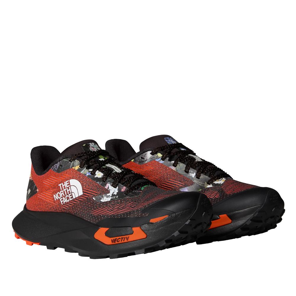 Buty męskie The North Face Vectiv Enduris IV Race 0A8DA4GHW1 - pomarańczowo-czarne