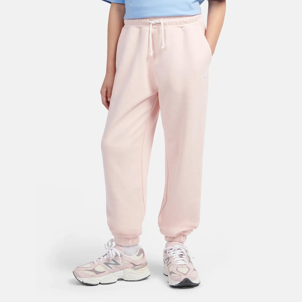 Spodnie dziecięce New Balance LAKG0058PIE - różowe