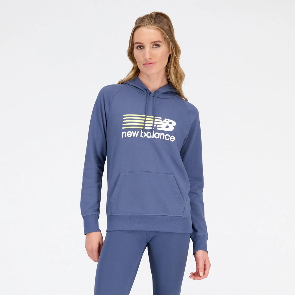 Bluza New Balance WT23800VTI - niebieska