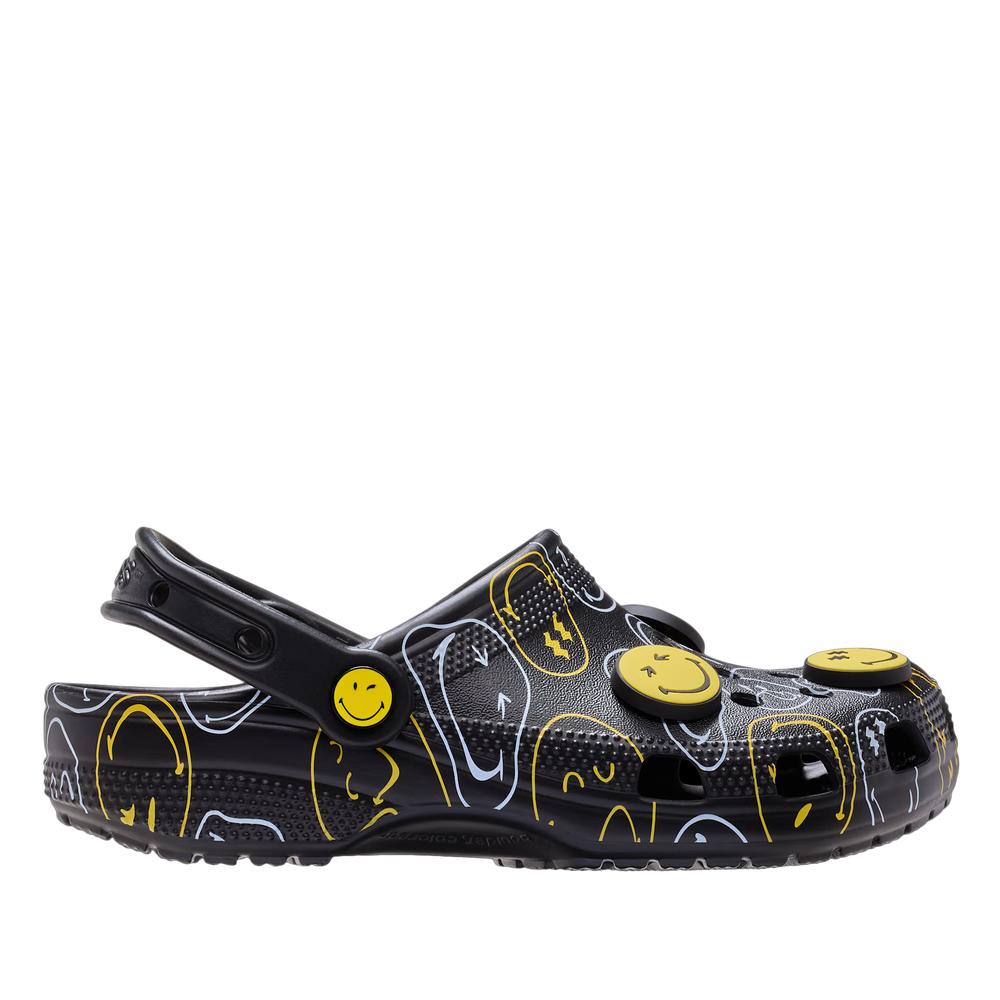 Klapki unisex SmileyWorld Classic Clog 211693-90H - czarne