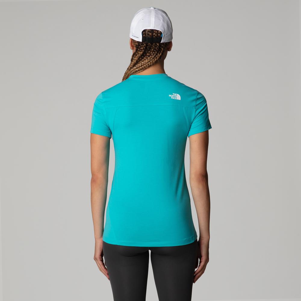Koszulka damska The North Face Lightning Alpine 0A8BT56IB1 - niebieska